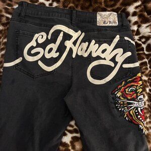Ed Hardy Women's Black Jeans